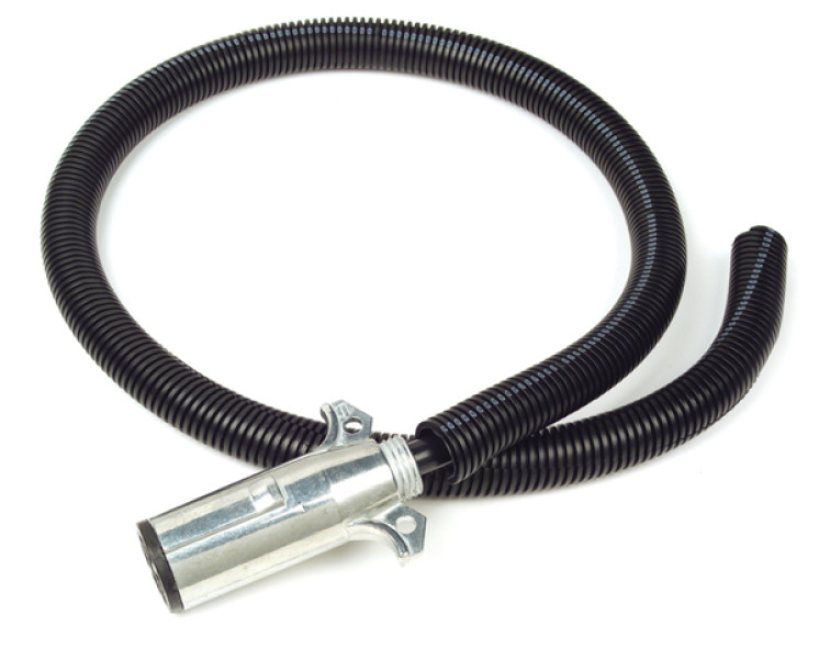 Image of Nylon Split Flex Tubing, Black, 3/4", 50' from Grote. Part number: 83-8034