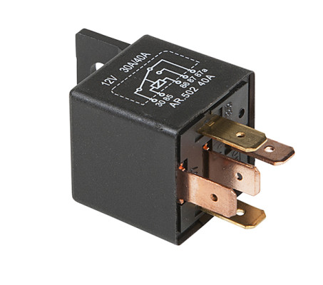 Image of 5 Pin Relay, 40/30A, 12V from Grote. Part number: 84-1076