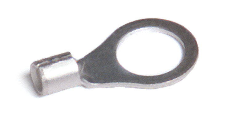 Image of Ring Terminal, Uninsulated, 12; 10 Ga, 1/4", Pk 50 from Grote. Part number: 84-3010