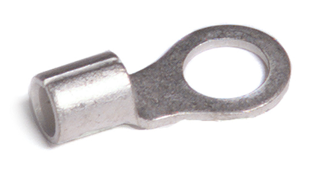 Image of Ring Terminal, Uninsulated, 8 Ga, #10, Pk 25 from Grote. Part number: 84-3013
