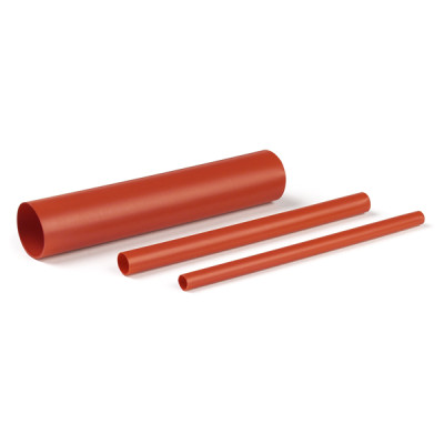 Image of Shrink Tube, 3:1, Dual Wall, Red, 1/4" X 6", Pk 20 from Grote. Part number: 84-6100-3