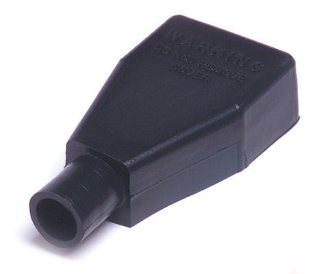 Image of Terminal Protector, 1 & 2 Ga, Black, Pk 5 from Grote. Part number: 84-9140