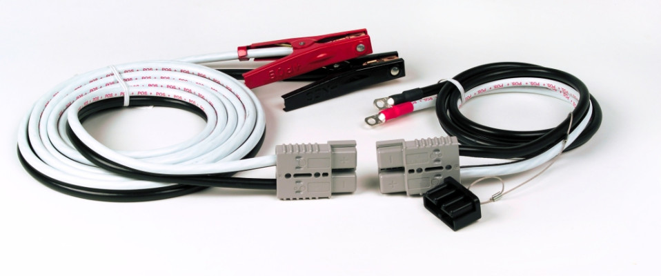 Image of Booster Cable, 4 Ga, 20', 400 Amp, Plug In Connector from Grote. Part number: 84-9279