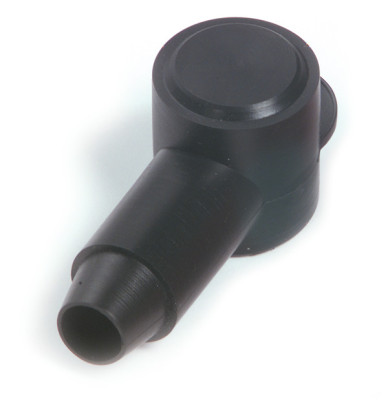 Image of Tab Insulator, 8; 2 Ga., Blk, Pk 5 from Grote. Part number: 84-9324