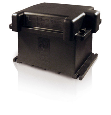 Image of Battery Box, Group 27, 31, Black, Pk 1 from Grote. Part number: 84-9422