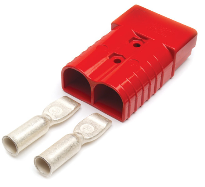 Image of Replacement End, 2/0 Ga., 350 Amp, Red, Pk 1 from Grote. Part number: 84-9482