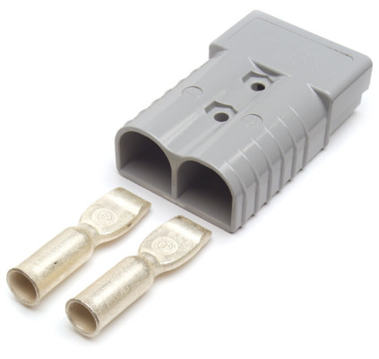 Image of Replacement End, 2/0 Ga, 350 Amp, Gray, Pk 1 from Grote. Part number: 84-9485