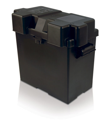 Image of Battery Box, 6V, Gc2, Black, Pk 1 from Grote. Part number: 84-9660