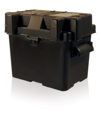 Image of Battery Box, U1, Black, Pk 1 from Grote. Part number: 84-9662