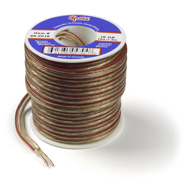Image of Speaker Wire, 16 Ga, 100 Ft Spool from Grote. Part number: 87-2016