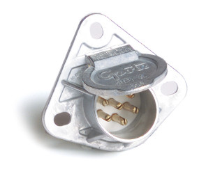 Image of Accessory Power Receptacle Connector from Grote. Part number: 87240