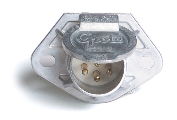 Image of Accessory Power Receptacle Connector from Grote. Part number: 87250