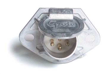 Image of Accessory Power Receptacle Connector from Grote. Part number: 87250