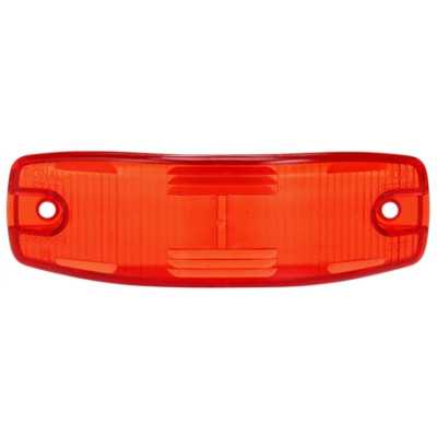 Image of Signal-Stat, Rectangular, Red, Polycarbonate, Replacement Lens, 2 Screw from Signal-Stat. Part number: TLT-SS8918-S