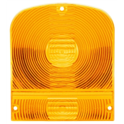 Image of Signal-Stat, Rectangular, Yellow, Acrylic, Replacement Lens, 3 Screw from Signal-Stat. Part number: TLT-SS8923A-S