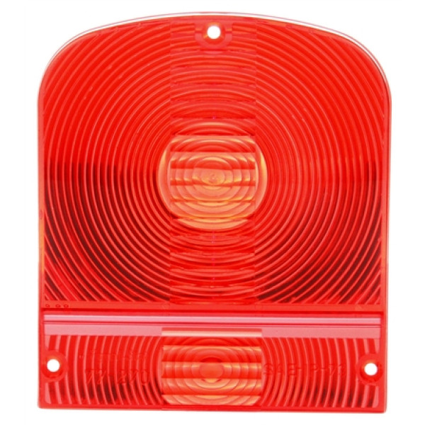 Image of Signal-Stat, Rectangular, Red, Acrylic, Replacement Lens, 3 Screw from Signal-Stat. Part number: TLT-SS8923-S