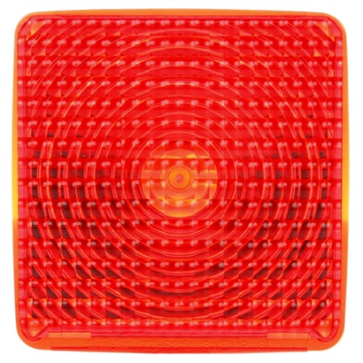 Image of Signal-Stat, Square, Red, Acrylic, Replacement Lens, Snap-Fit from Signal-Stat. Part number: TLT-SS8938-S