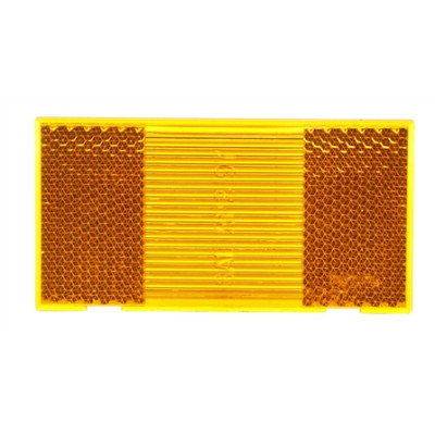 Image of Signal-Stat, Rectangular, Yellow, Acrylic, Replacement Lens, Snap-Fit from Signal-Stat. Part number: TLT-SS8939A-S