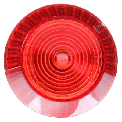 Image of Signal-Stat, Circular, Red, Polycarbonate, Replacement Lens, Snap-Fit from Signal-Stat. Part number: TLT-SS8943-S