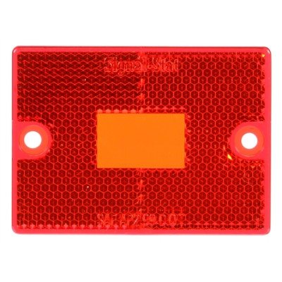 Image of Signal-Stat, Rectangular, Red, Acrylic, Replacement Lens, 2 Screw from Signal-Stat. Part number: TLT-SS8947-S