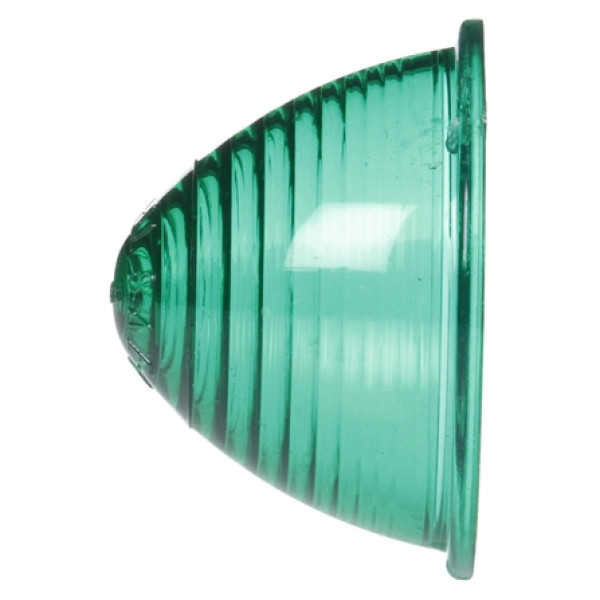 Image of Signal-Stat, Beehive, Green, Acrylic, Replacement Lens, Snap-Fit from Signal-Stat. Part number: TLT-SS9004G-S