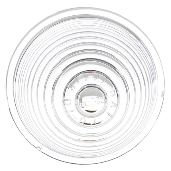 Image of Signal-Stat, Beehive, Clear, Acrylic, Replacement Lens, Snap-Fit from Signal-Stat. Part number: TLT-SS9004W-S