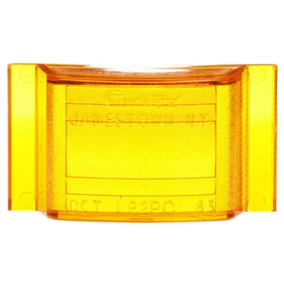 Image of Signal-Stat, Rectangular, Yellow, Polycarbonate, Replacement Lens, Snap-Fit from Signal-Stat. Part number: TLT-SS9005A-S