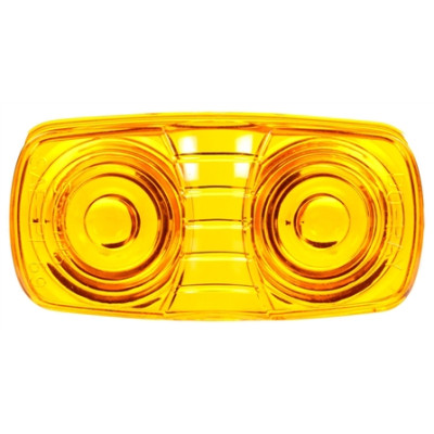 Image of Signal-Stat, Oval, Yellow, Acrylic, Replacement Lens, Snap-Fit, Bulk from Signal-Stat. Part number: TLT-SS9007A-3