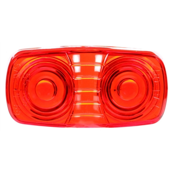 Image of Signal-Stat, Rectangular, Red, Acrylic, Replacement Lens, Snap-Fit, Bulk from Signal-Stat. Part number: TLT-SS9007-3