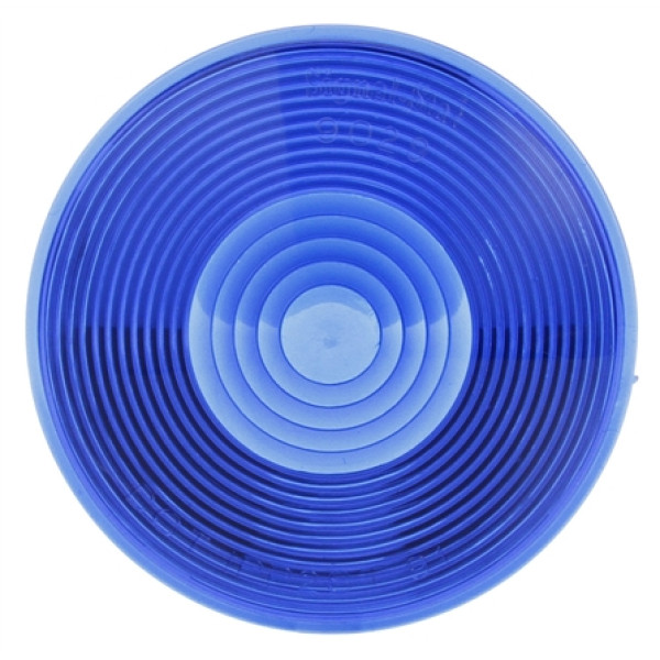 Image of Signal-Stat, Circular, Blue, Acrylic, Replacement Lens, Snap-Fit from Signal-Stat. Part number: TLT-SS9029B-S