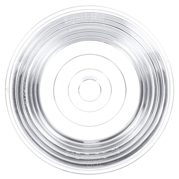 Image of Signal-Stat, Circular, Clear, Acrylic, Replacement Lens, Snap-Fit from Signal-Stat. Part number: TLT-SS9029W-S