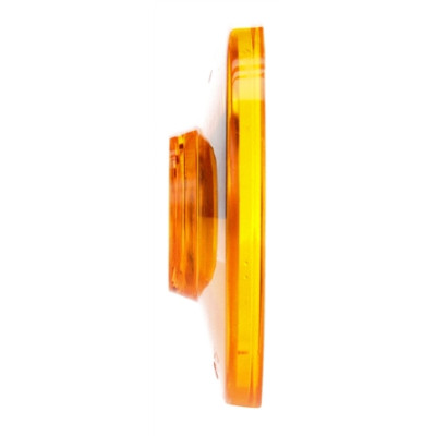 Image of Signal-Stat, Circular, Yellow, Polycarbonate, Replacement Lens, Snap-Fit from Signal-Stat. Part number: TLT-SS9041A-S