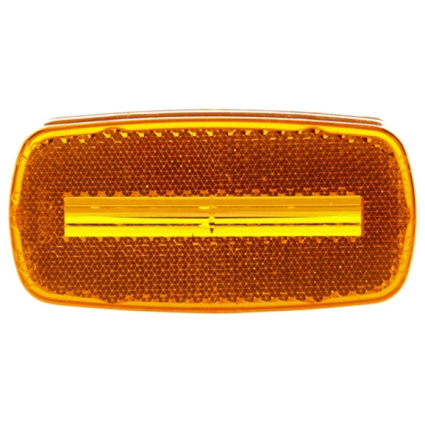 Image of Signal-Stat, Rectangular, Yellow, Acrylic, Replacement Lens, Snap-Fit from Signal-Stat. Part number: TLT-SS9057A-S