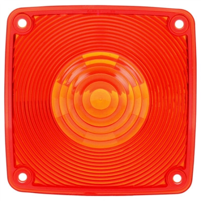 Image of Signal-Stat, Square, Red, Acrylic, Replacement Lens, 4 Screw from Signal-Stat. Part number: TLT-SS9063-S