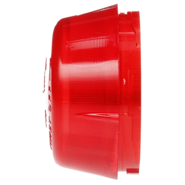 Image of Signal-Stat, Circular, Red, Polycarbonate, Replacement Lens, Snap-Fit from Signal-Stat. Part number: TLT-SS9081-S