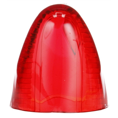 Image of Signal-Stat, Oval, Red, Acrylic, Replacement Lens, 1 Screw from Signal-Stat. Part number: TLT-SS9087-S