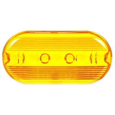 Image of Signal-Stat, Oval, Yellow, Acrylic, Replacement Lens, Snap-Fit, Bulk from Signal-Stat. Part number: TLT-SS9093A-3