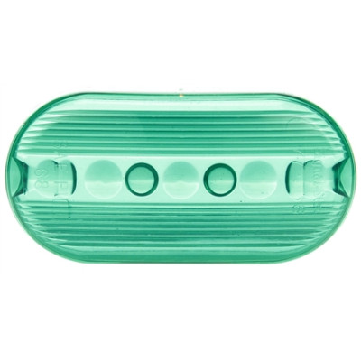 Image of Signal-Stat, Oval, Green, Acrylic, Replacement Lens, Snap-Fit from Signal-Stat. Part number: TLT-SS9093G-S