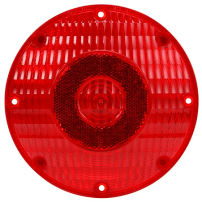 Image of 91 Series, Incan., Red, Round, 1 Bulb, S/T/T, 4 Screw, PL-3, Stripped/Ring, 12V, Kit from Trucklite. Part number: TLT-91002R4