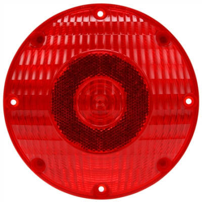 Image of 91 Series, Incan., Red, Round, 1 Bulb, S/T, 4 Screw, PL-3, 24V from Trucklite. Part number: TLT-91205R4