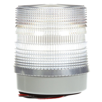 Image of Gas Discharge, Medium Profile Beacon, Clear, Permanent Mount, 12-24V from Trucklite. Part number: TLT-92516C4