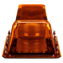 Image of Gas Discharge, Yellow, Rectangular, 2 Bulb, Mini Light Bar, Permanent Mount, 12-24V from Trucklite. Part number: TLT-92522Y4
