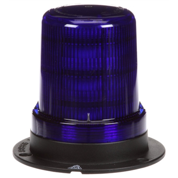 Image of LED, Medium Profile Beacon, Blue, Permanent/Pipe Mount, 12V from Trucklite. Part number: TLT-92565B4