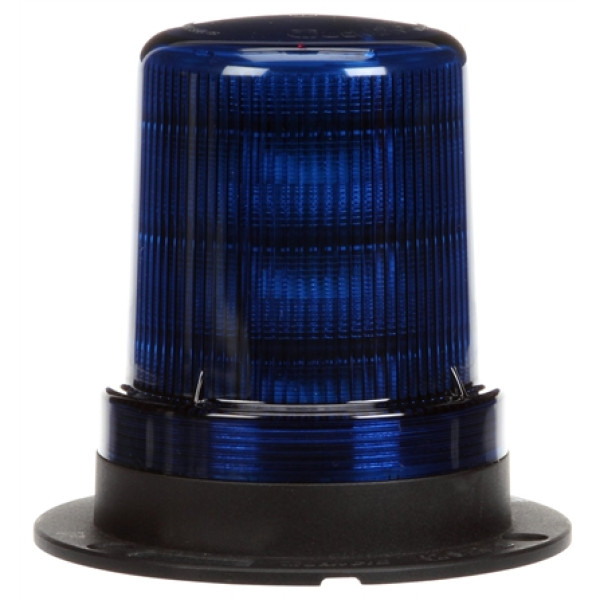 Image of LED, Medium Profile Beacon, Blue, Permanent/Pipe Mount, 24V from Trucklite. Part number: TLT-92568B4