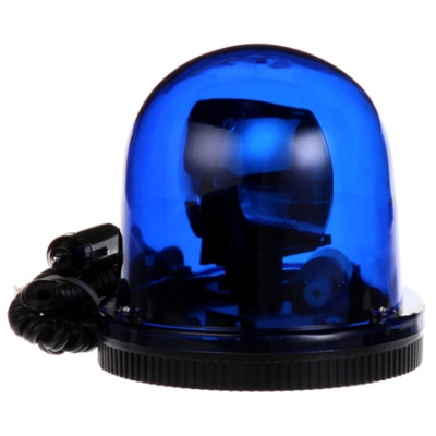 Image of Teardrop, Halogen, Rotating Beacon, Blue, Magnetic Mount, 12V from Trucklite. Part number: TLT-92602B4