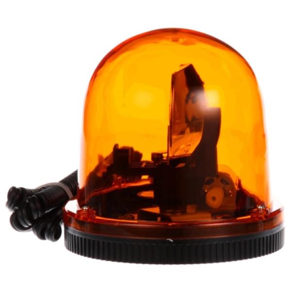 Image of Teardrop, Halogen, Rotating Beacon, Yellow, Magnetic Mount, 12V from Trucklite. Part number: TLT-92602Y4