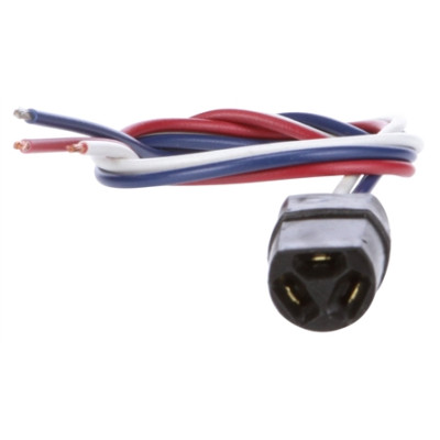 Image of Signal-Stat, Turn Signal Plug, 3 Blade Terminal, Stripped End, 14 in. from Signal-Stat. Part number: TLT-SS9260-S