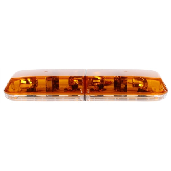 Image of Halogen, Yellow, Rectangular, 4 Bulb, Light Bar, Permanent Mount, 12V from Trucklite. Part number: TLT-92668Y4