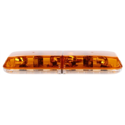 Image of Halogen, Yellow, Rectangular, 4 Bulb, Light Bar, Permanent Mount, 12V from Trucklite. Part number: TLT-92668Y4