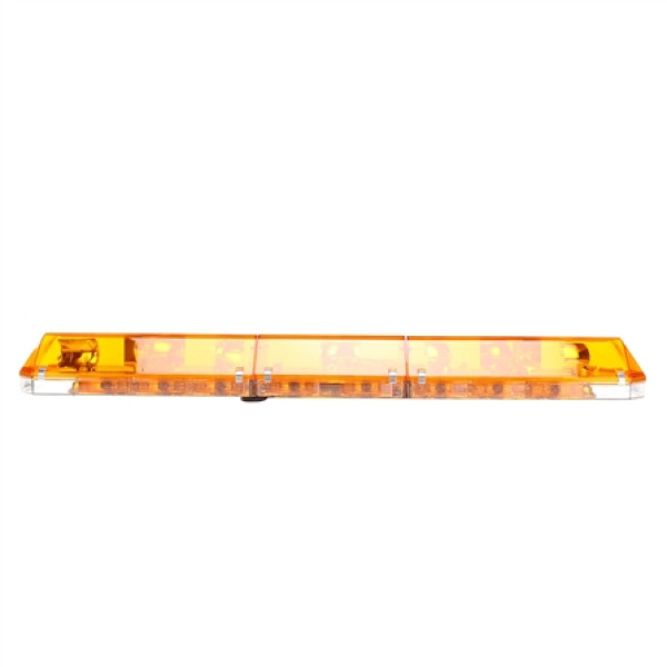 Image of Halogen, 5 Bulbs, Rotator Traffic Bar, Yellow, Silver Aluminum, Class I from Trucklite. Part number: TLT-92676Y4